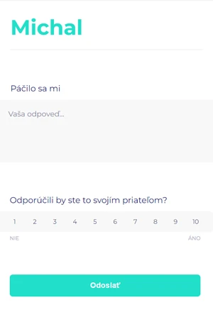 Náhľad projektu Webová aplikácia na tvorbu prieskumov