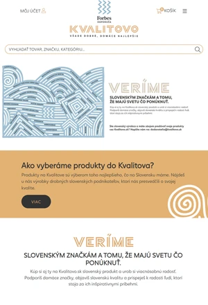 Náhľad projektu E-shop platforma pre viacerích dodávateľov
