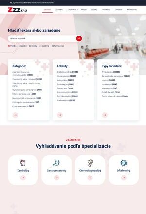 Náhľad projektu Webstránka a webová aplikácia + CMS