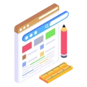 Ikona ku službe Webdesign + UX/UI